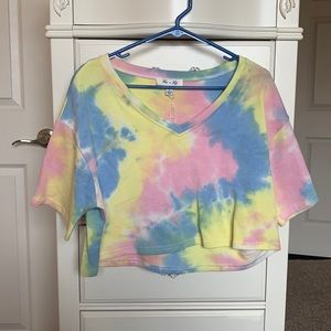 NWT She + Sky Crop Top